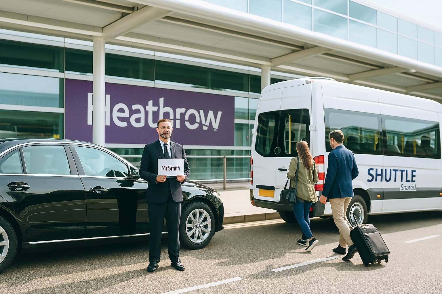 Private vs Shared Heathrow Airport Transfers | Peliccan Cars